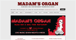 Desktop Screenshot of madamsorgan.com
